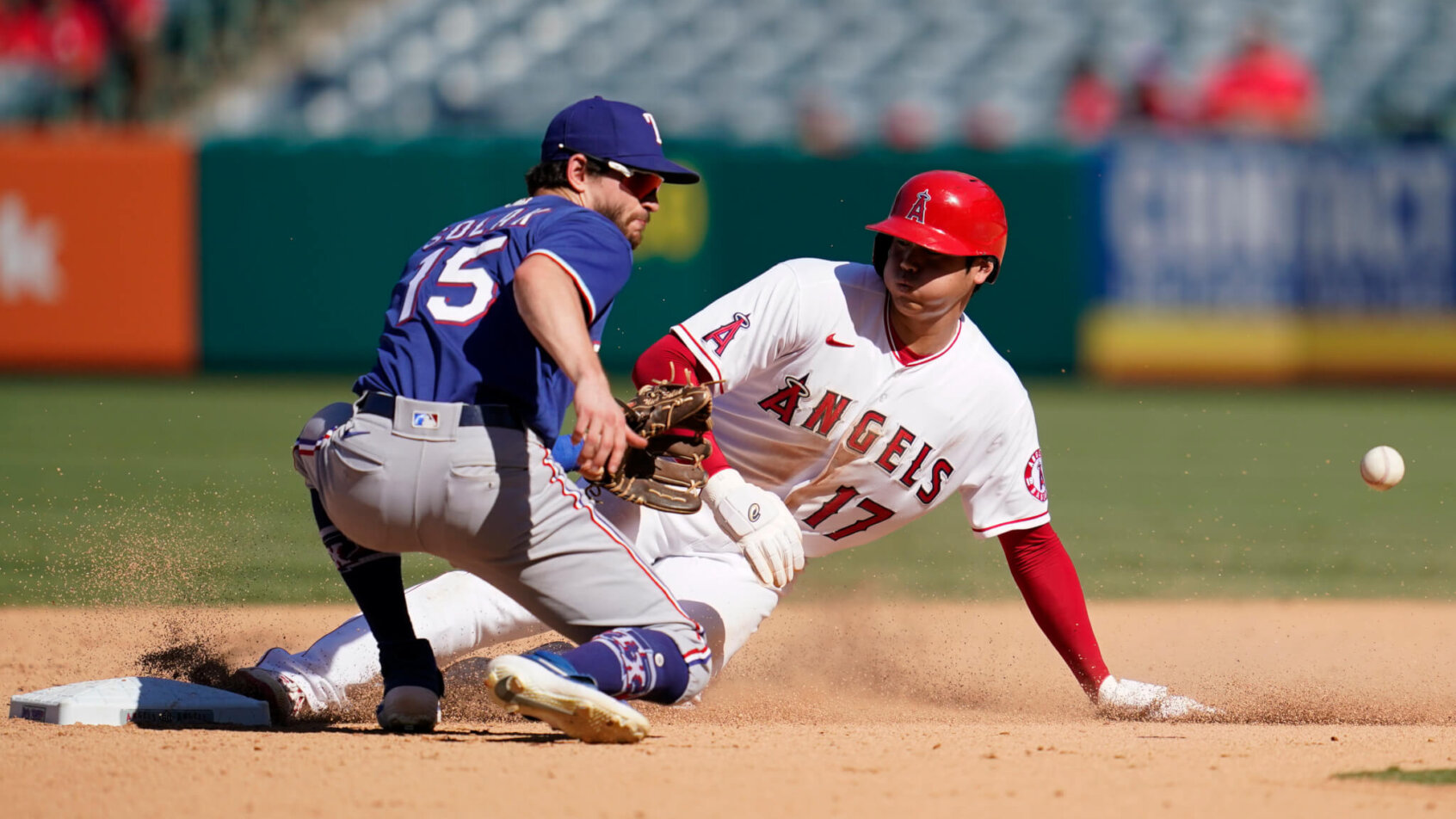 Shohei Ohatani, Nick Solak, Angels, Rangers