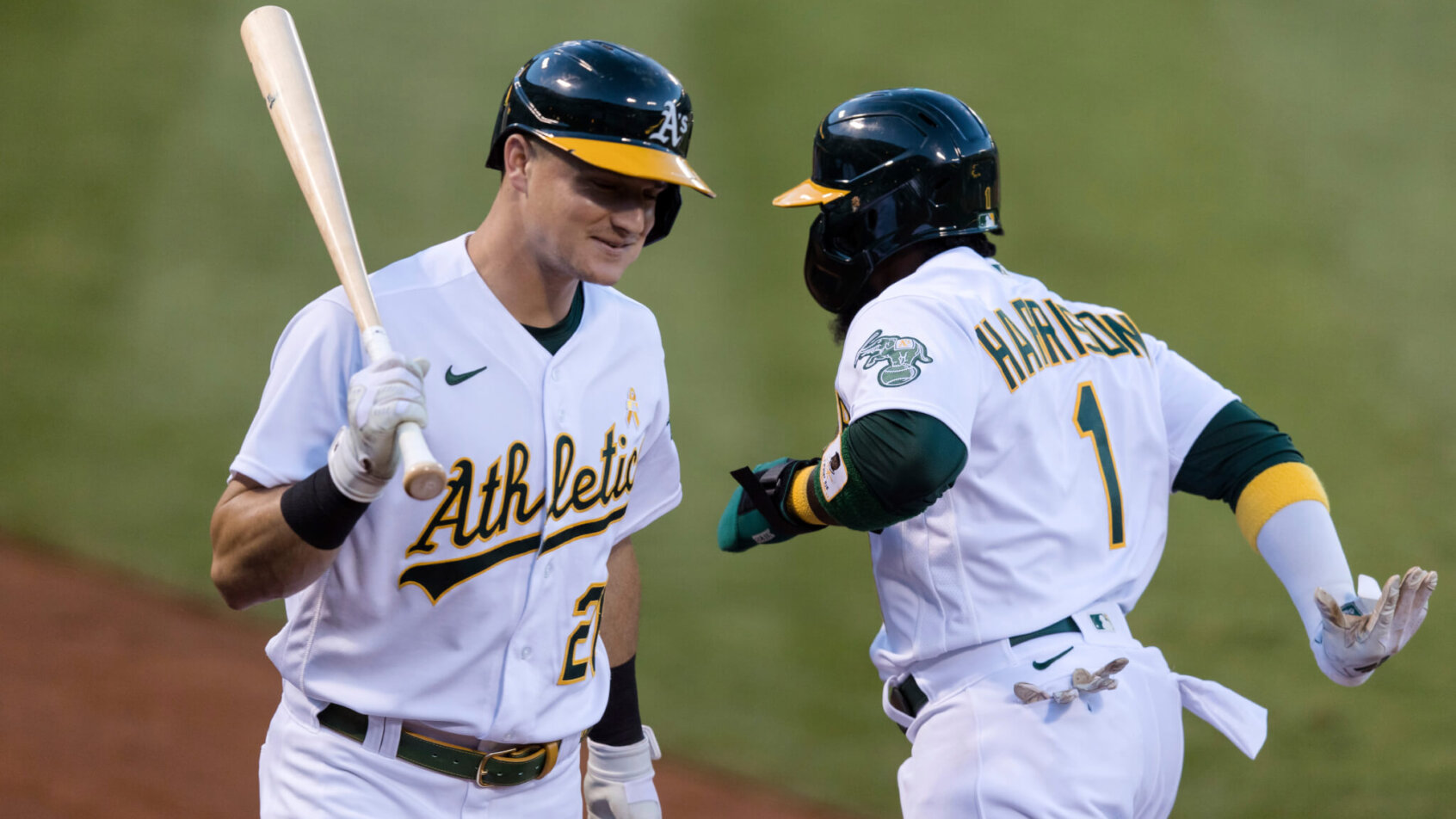 Oakland A's celebration