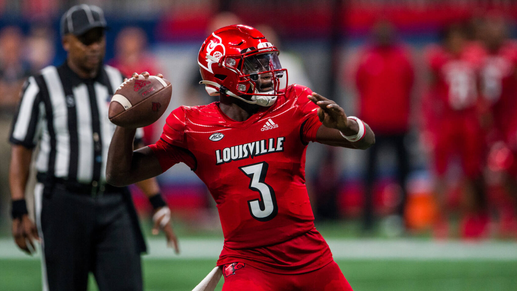 Malik Cunningham throwing