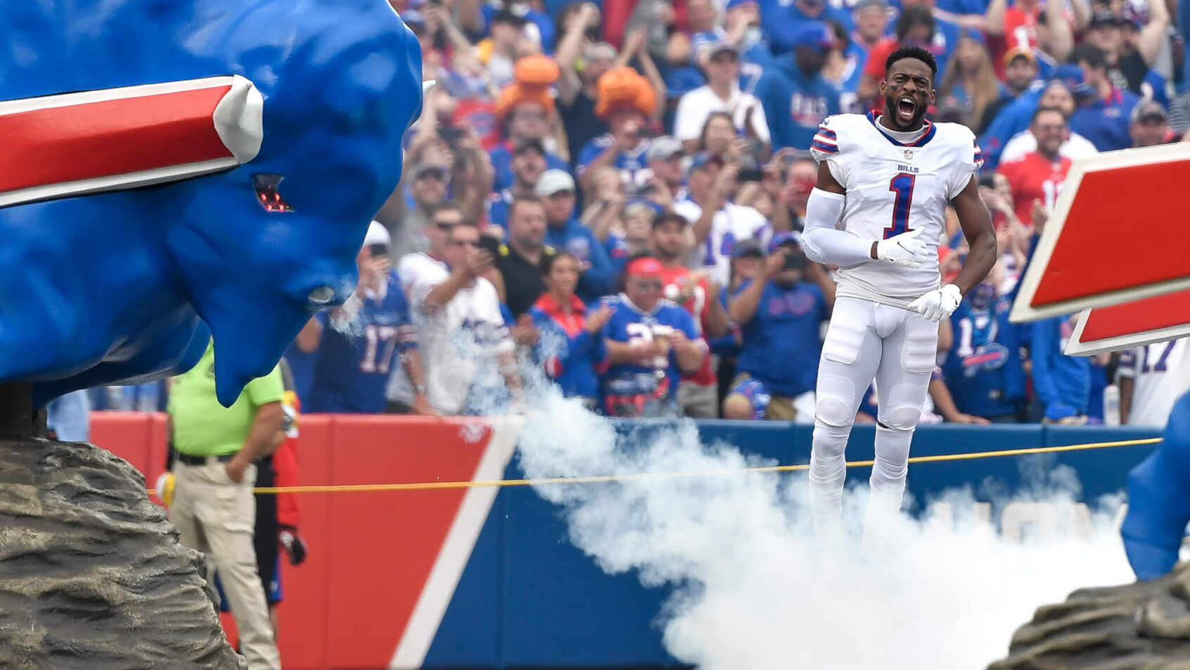 Emmanuel Sanders pregame entrance