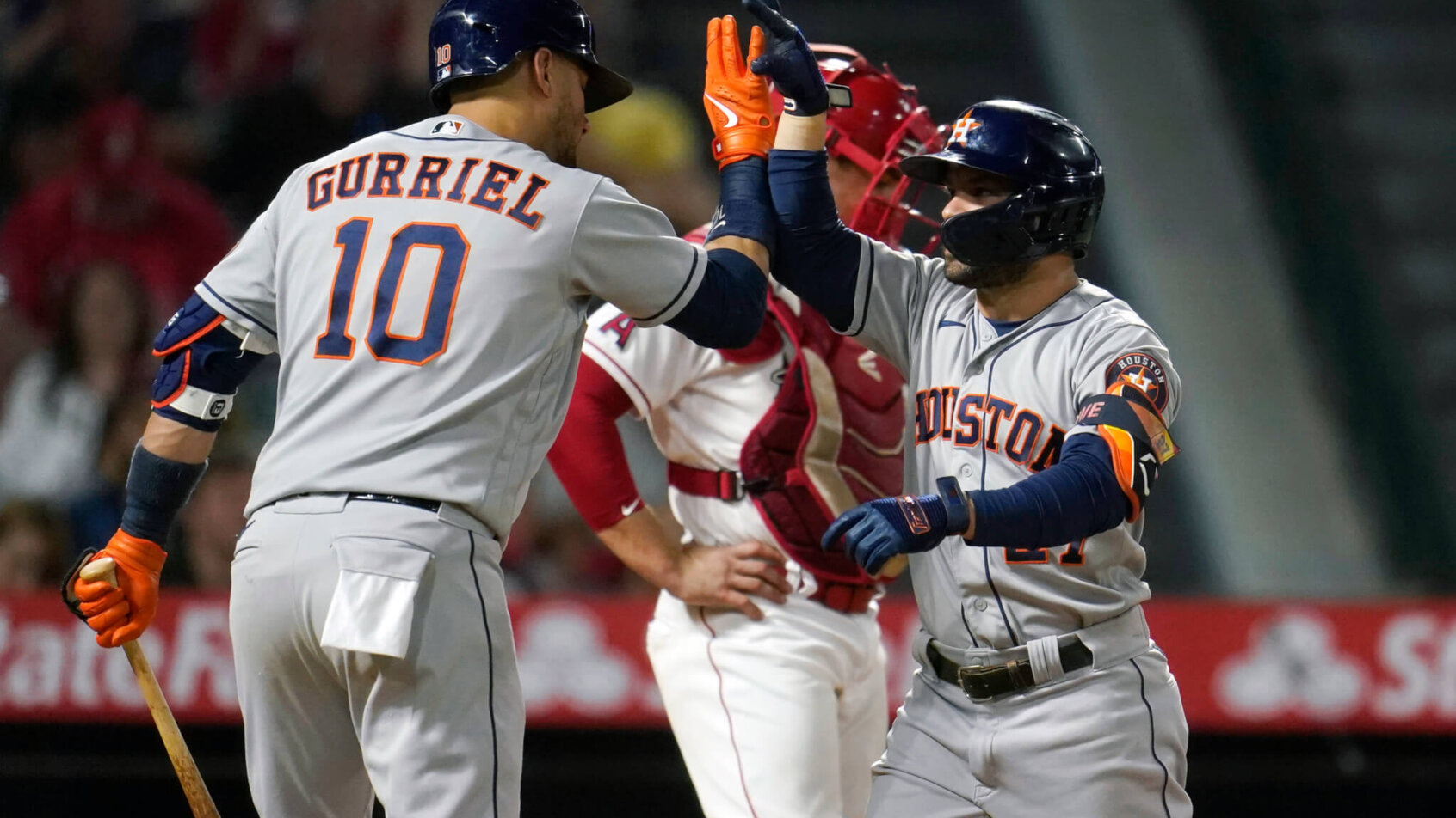 Houston Astros celebrate