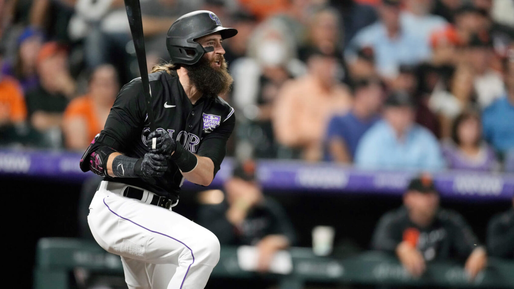 Charlie Blackmon smacks a hit