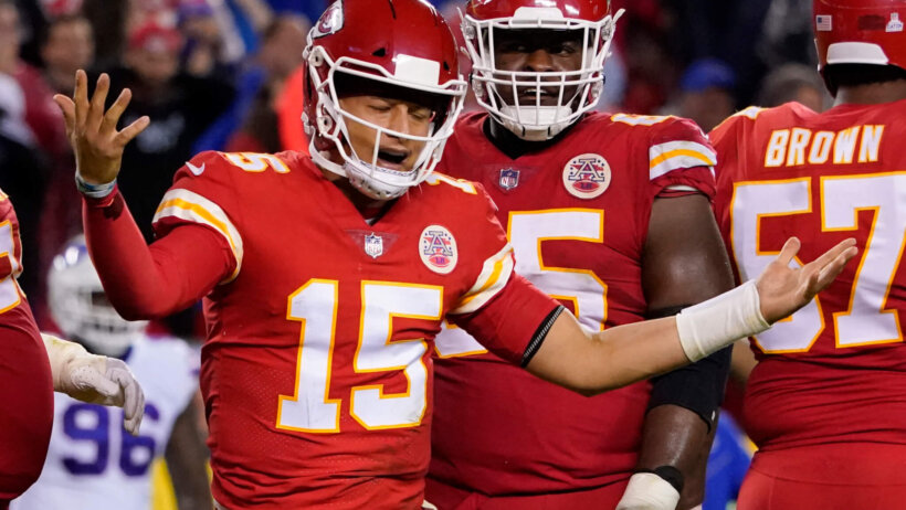 Patrick Mahomes upset reaction