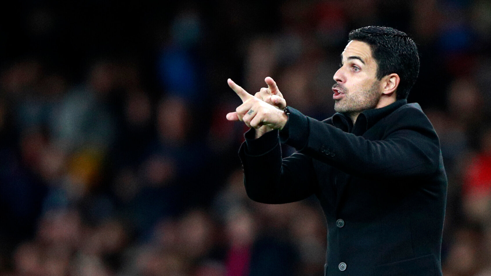 Arsenal's manager Mikel Arteta
