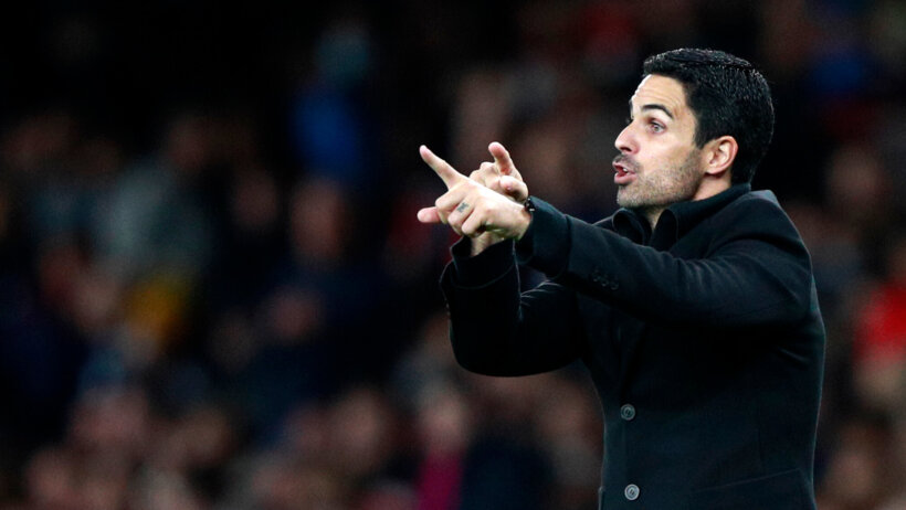 Arsenal's manager Mikel Arteta