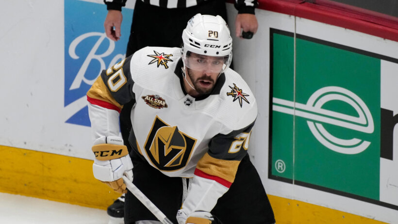 Chandler Stephenson waiting puck drop
