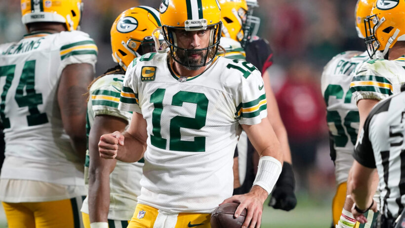 Aaron Rodgers celebration