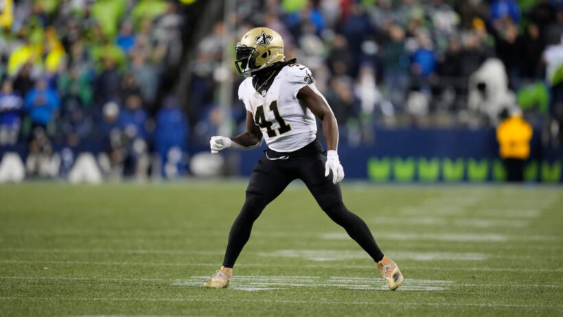 Alvin Kamara reception vs Seattle Seahawks