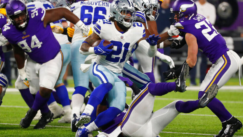 Dallas Cowboys running back Ezekiel Elliott