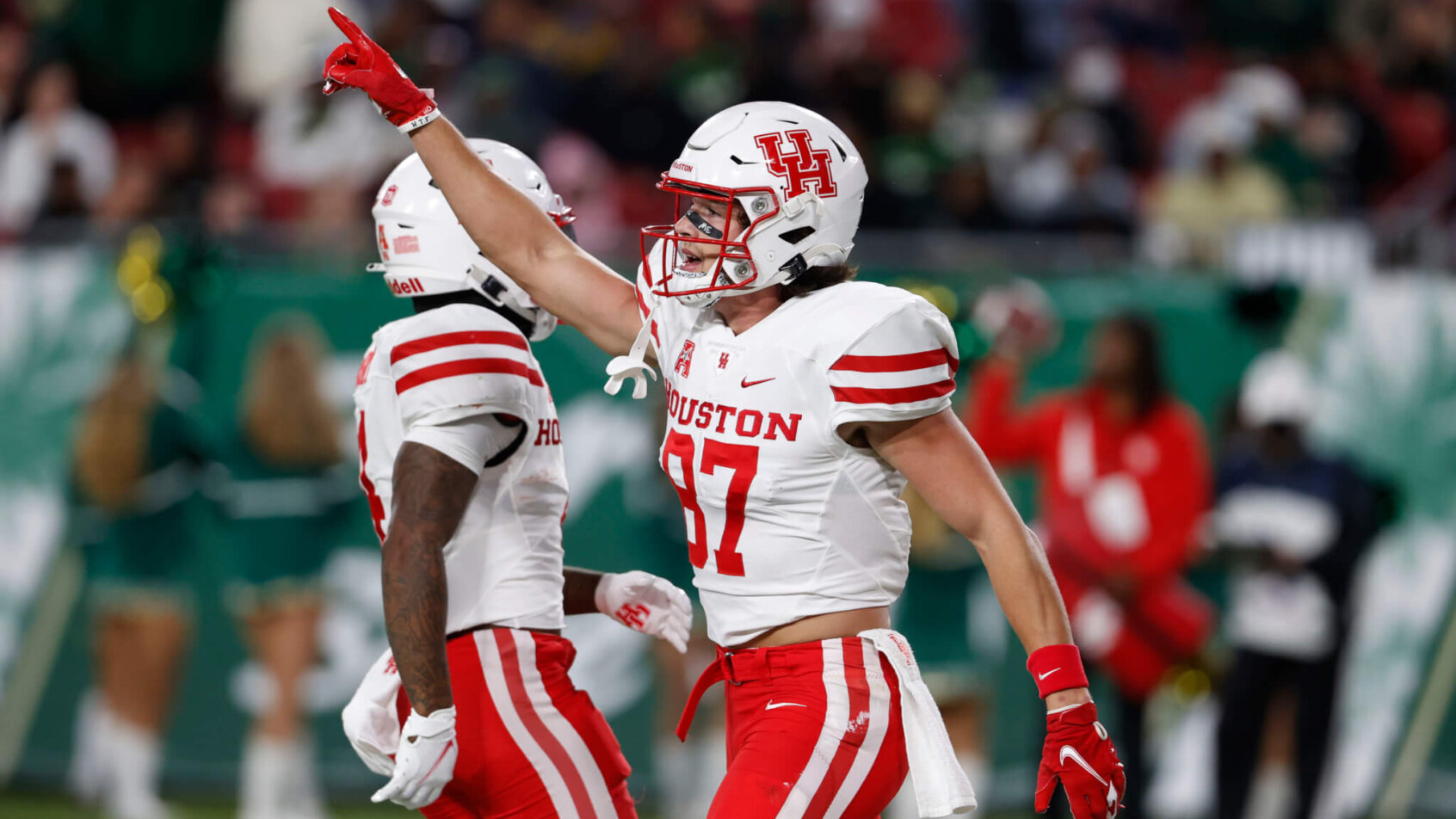 Houston offence celebrates