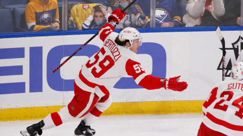 Tyler Bertuzzi goal celebration