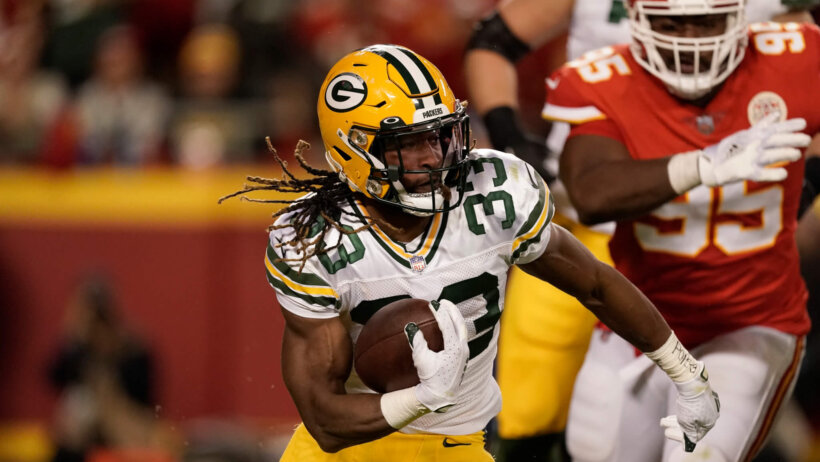 Aaron Jones, running back, Green Bay Packers