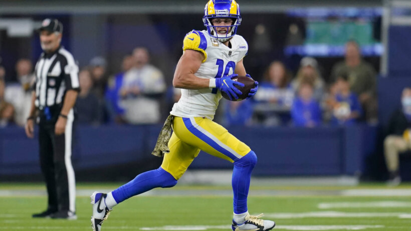 Cooper Kupp running with football
