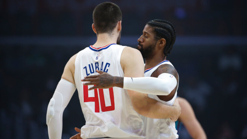 LA Clippers celebration