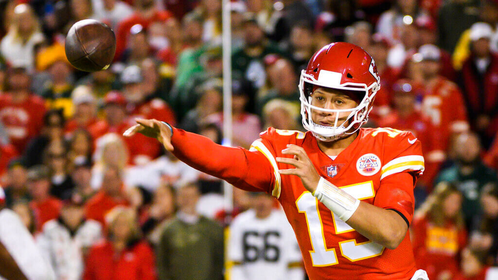 Kansas City Chiefs quarterback Patrick Mahomes