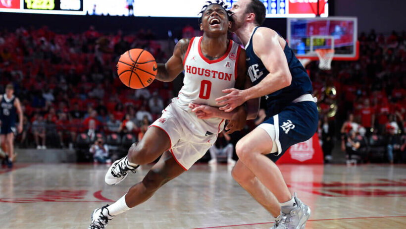 Houston guard Marcus Sasser