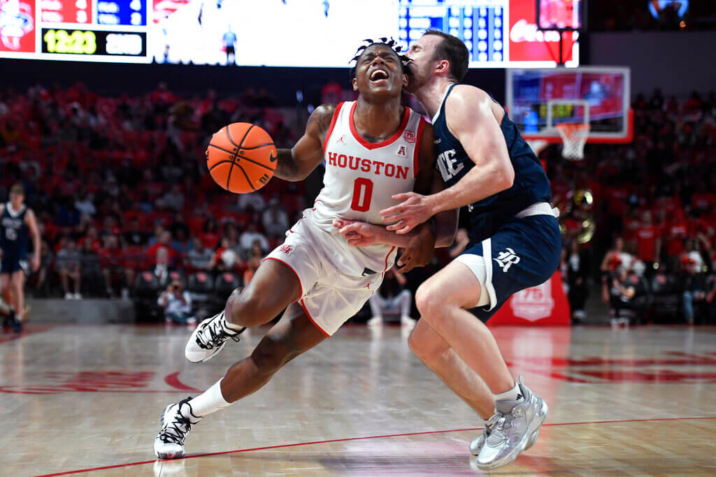 Houston guard Marcus Sasser
