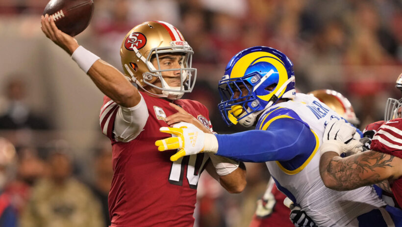 San Francisco 49ers quarterback Jimmy Garoppolo