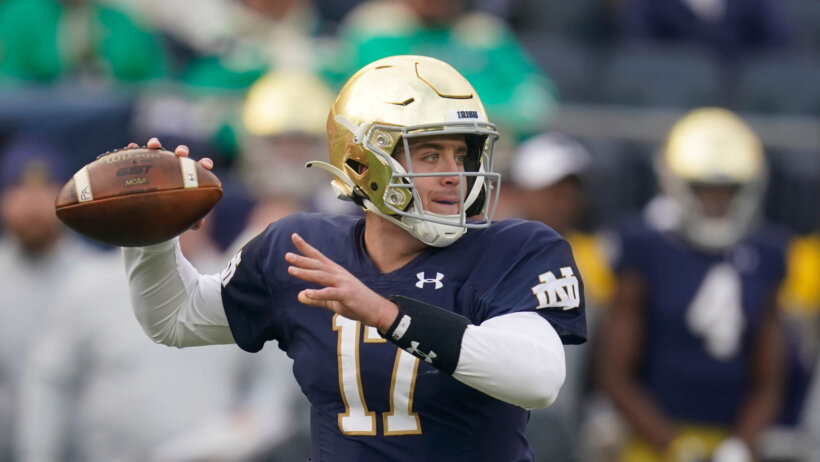 Jack Coan throwing