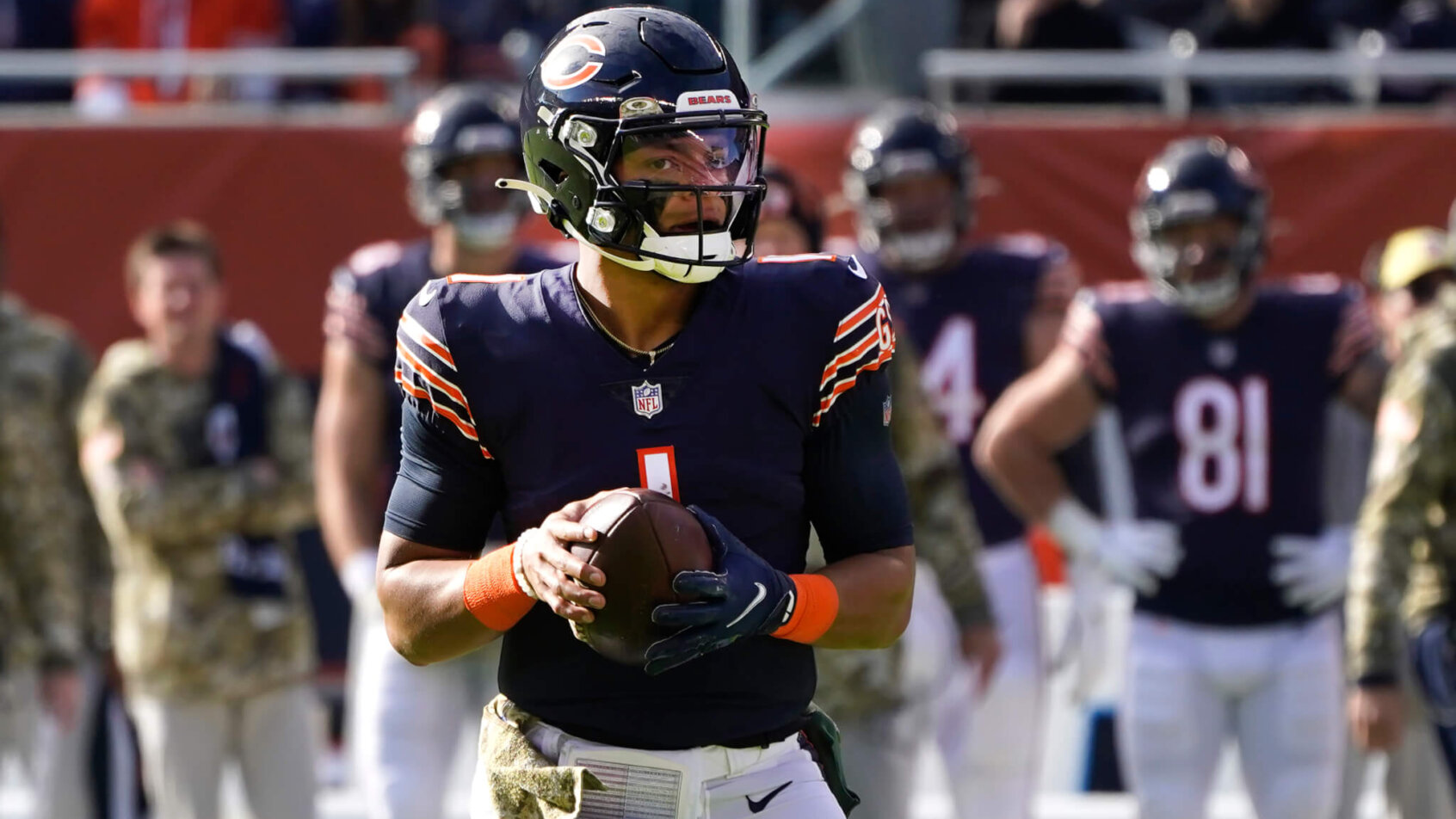 Chicago Bears quarterback Justin Fields
