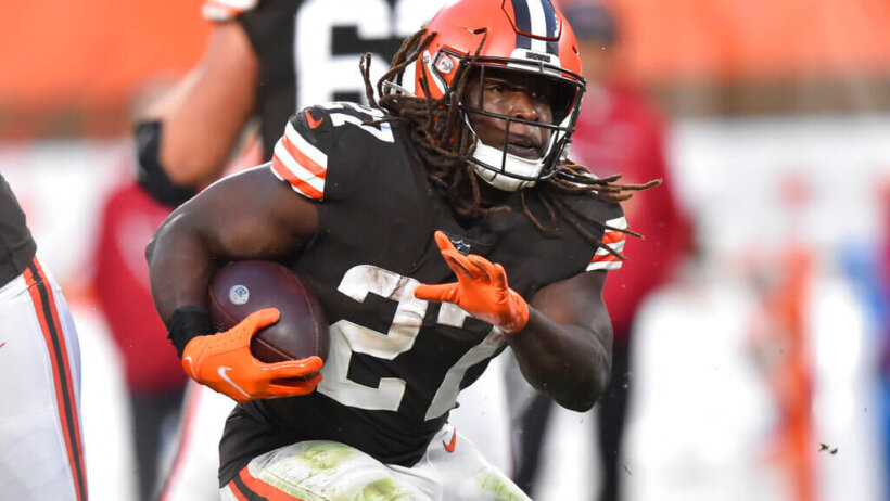 Cleveland Browns running back Kareem Hunt