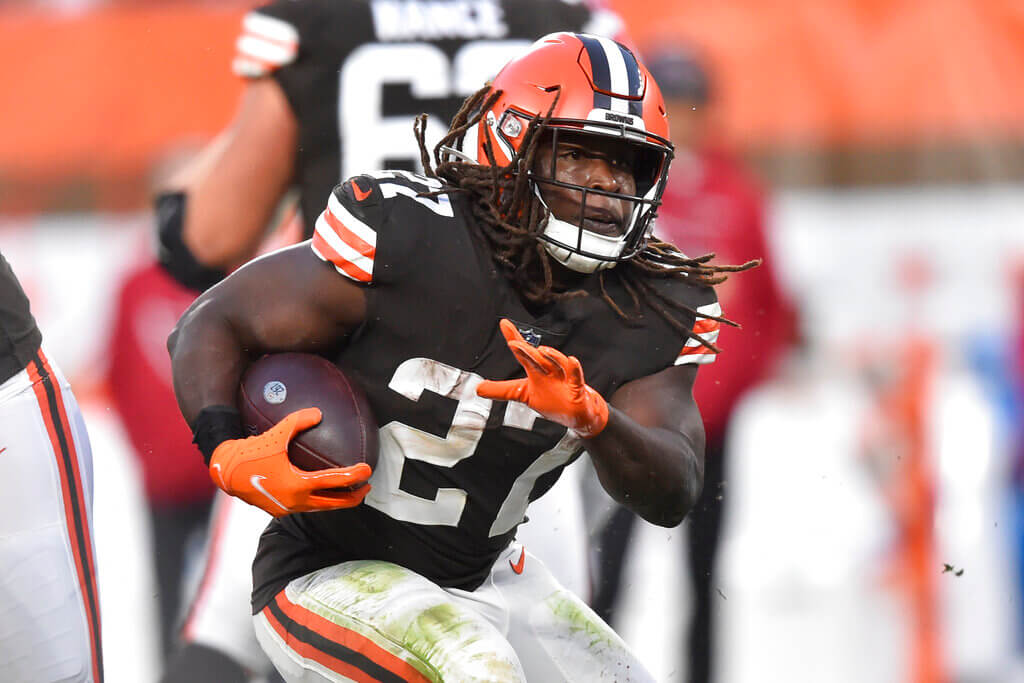 Cleveland Browns running back Kareem Hunt