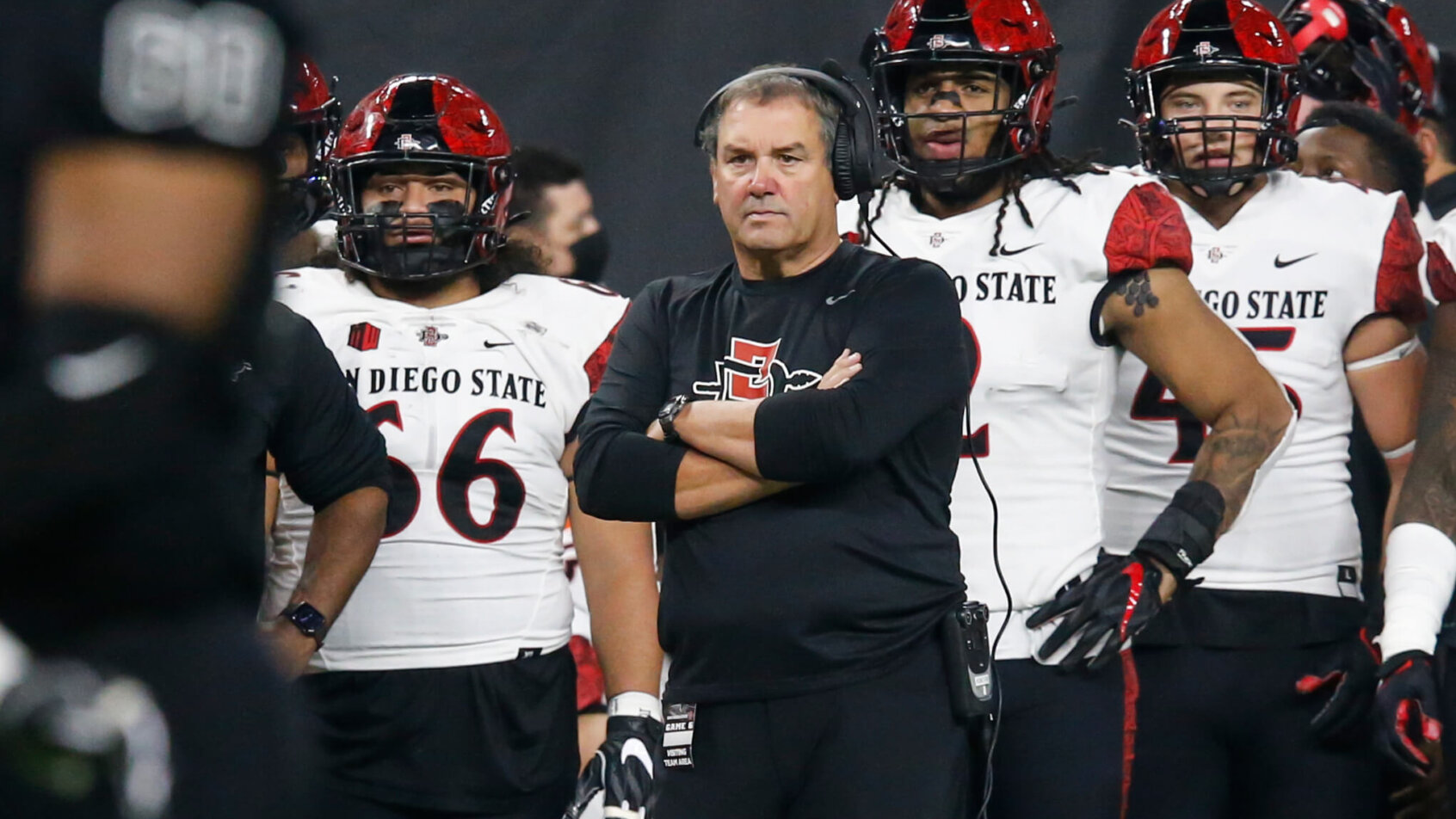 Brady Hoke coaching