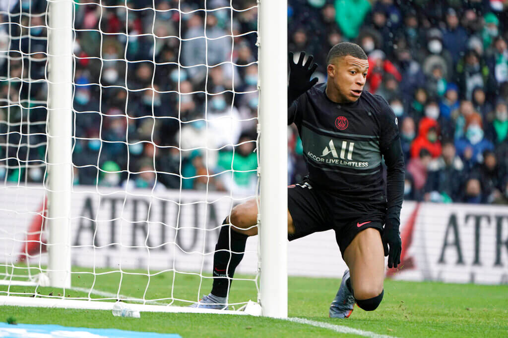 PSG's Kylian Mbappe