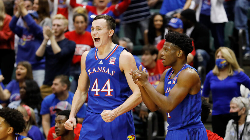 Kansas bench celebration