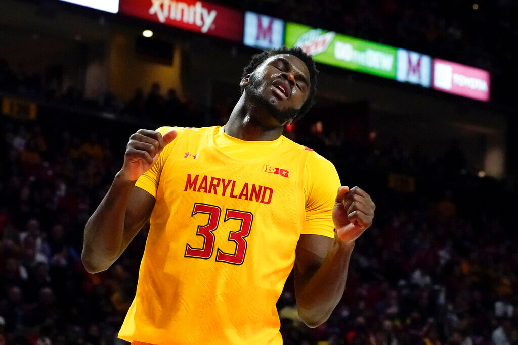 Maryland forward Qudus Wahab