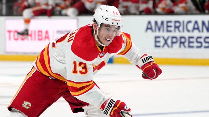 Johnny Gaudreau skating