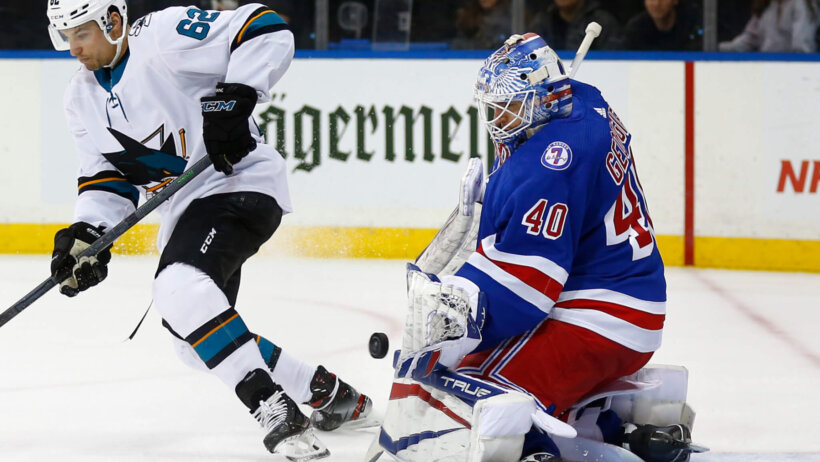 Rangers vs Sharks Thursday NHL odds