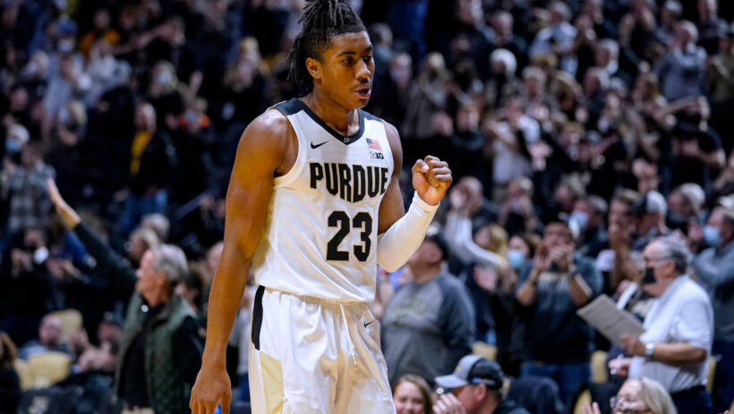 Jaden Ivey fist pump
