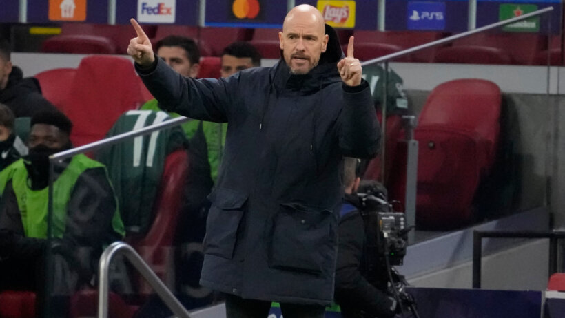 Ajax's head coach Erik ten Hag