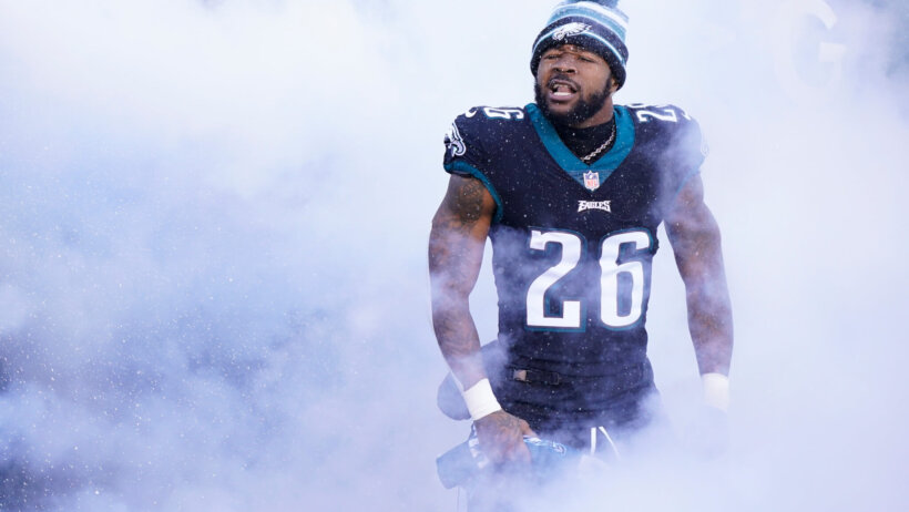 Miles Sanders pregame entrance