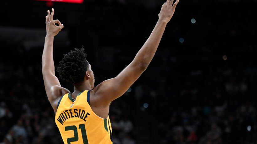 Utah Jazz's Hassan Whiteside