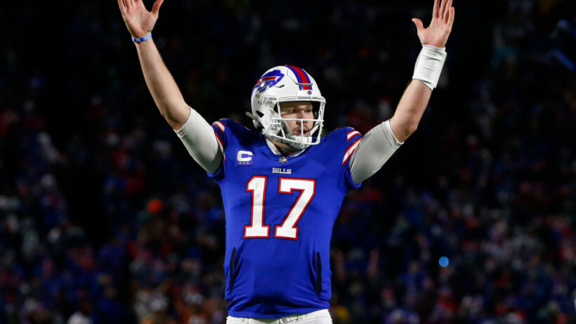 Josh Allen TD celebration