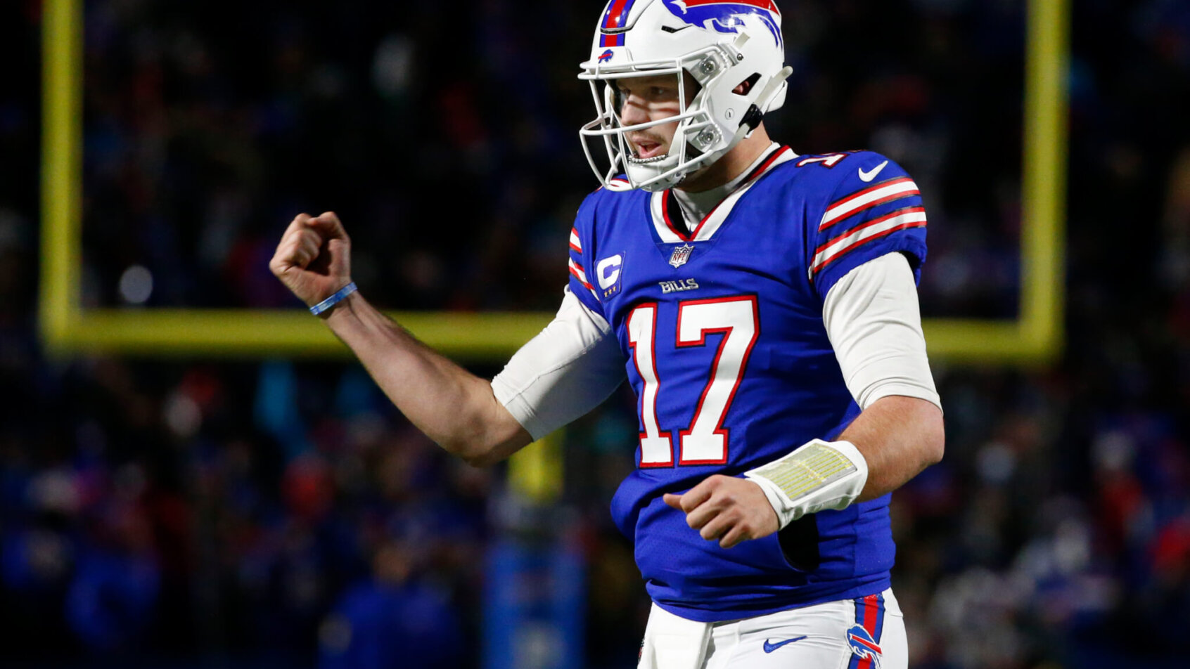 Josh Allen fist pump