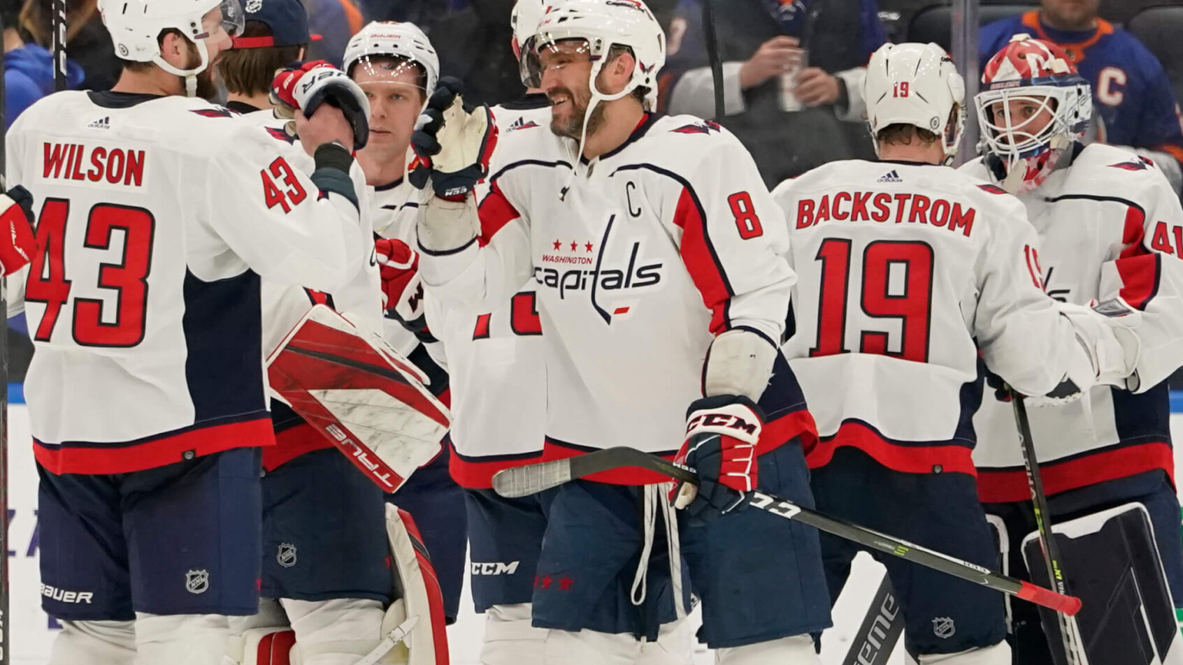 Washington players celebrate