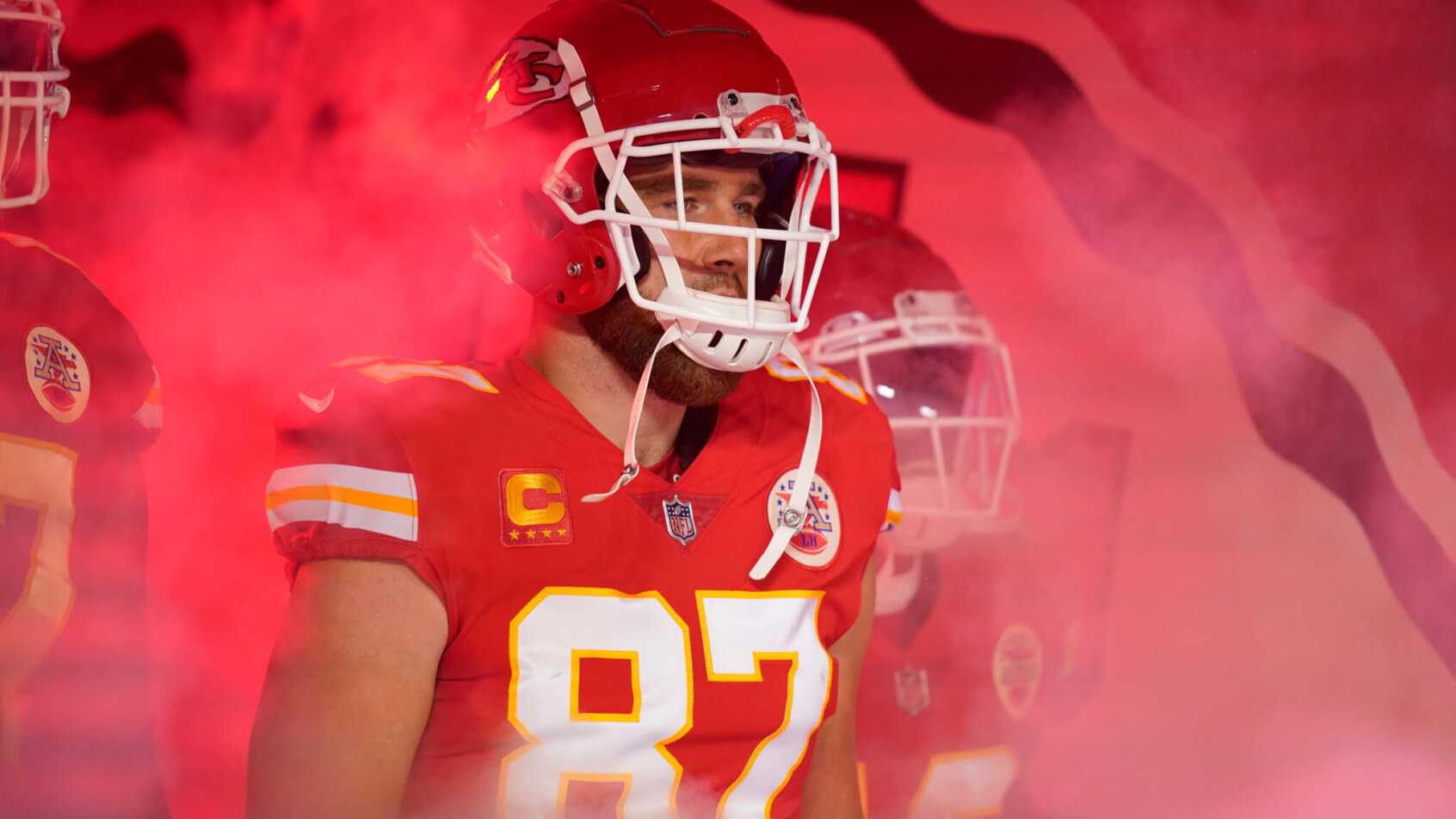 Travis Kelce entrance, Kansas City Chiefs