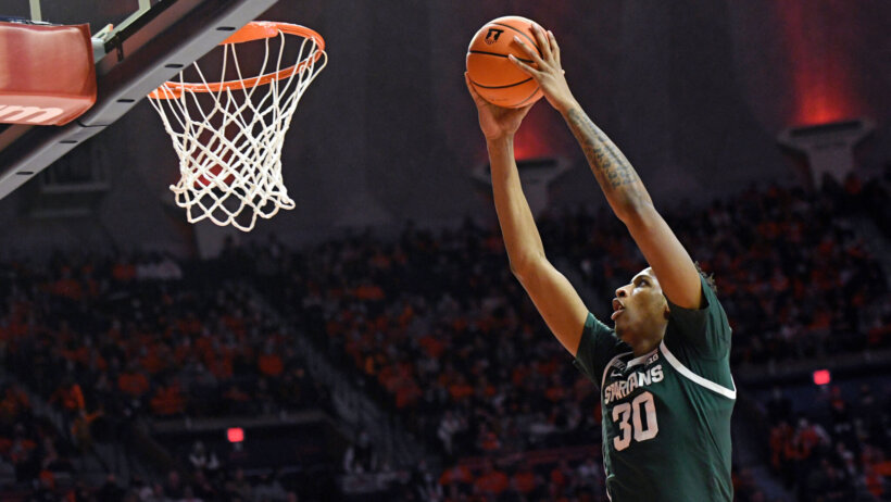 Marcus Bingham Jr. soars for the dunk