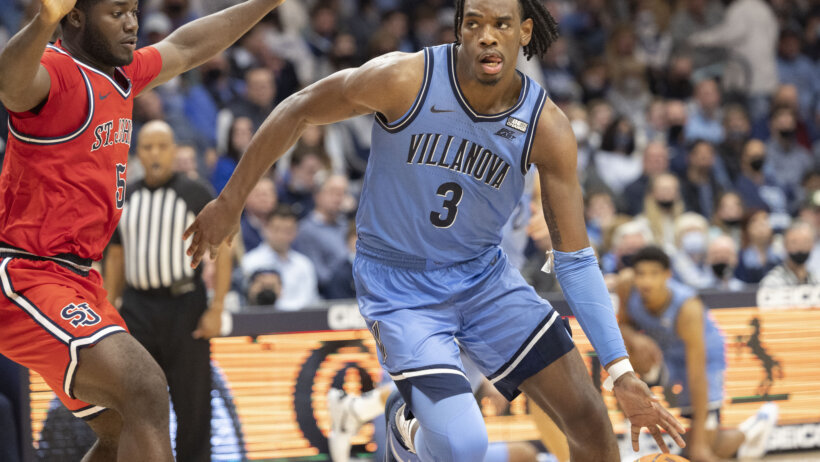 Brandon Slater drives to the hoop