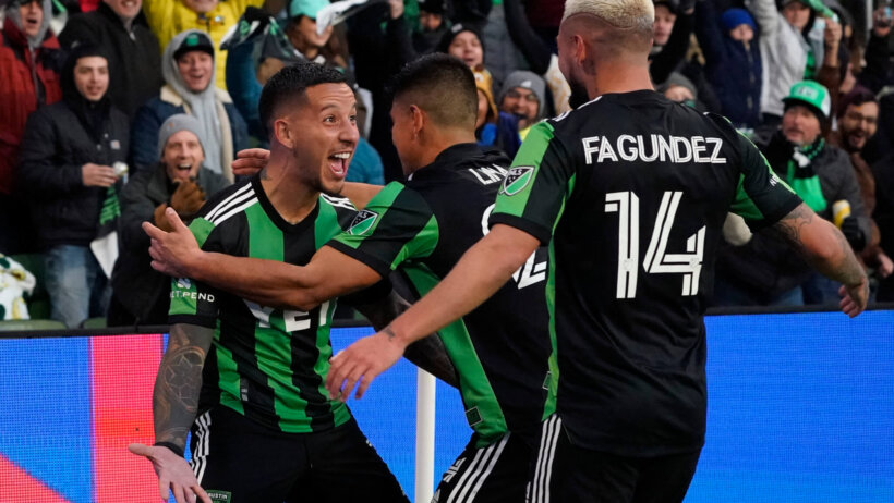Austin FC forward Sebastian Driuss