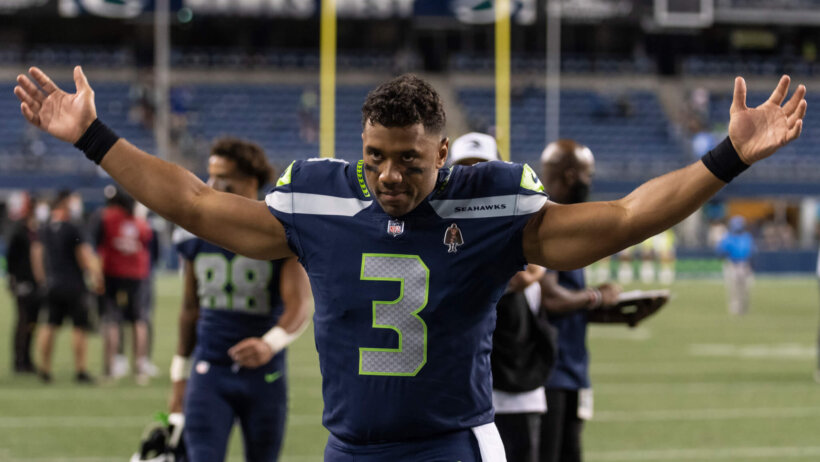 Russell Wilson celebration