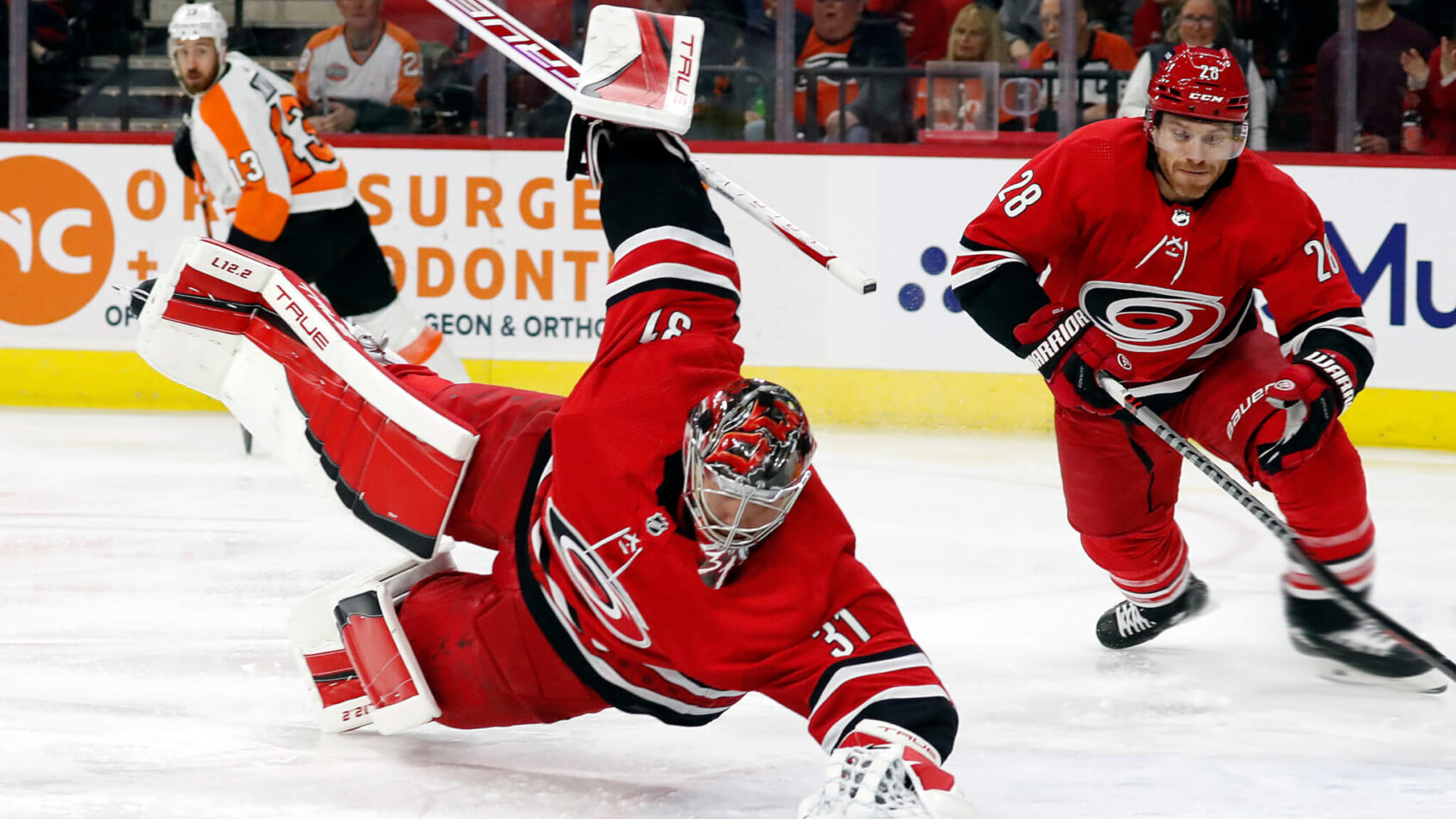 Frederik Andersen, goaltender, Carolina Hurricanes