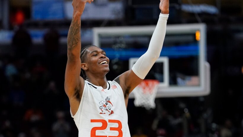 Kameron McGusty excited reaction