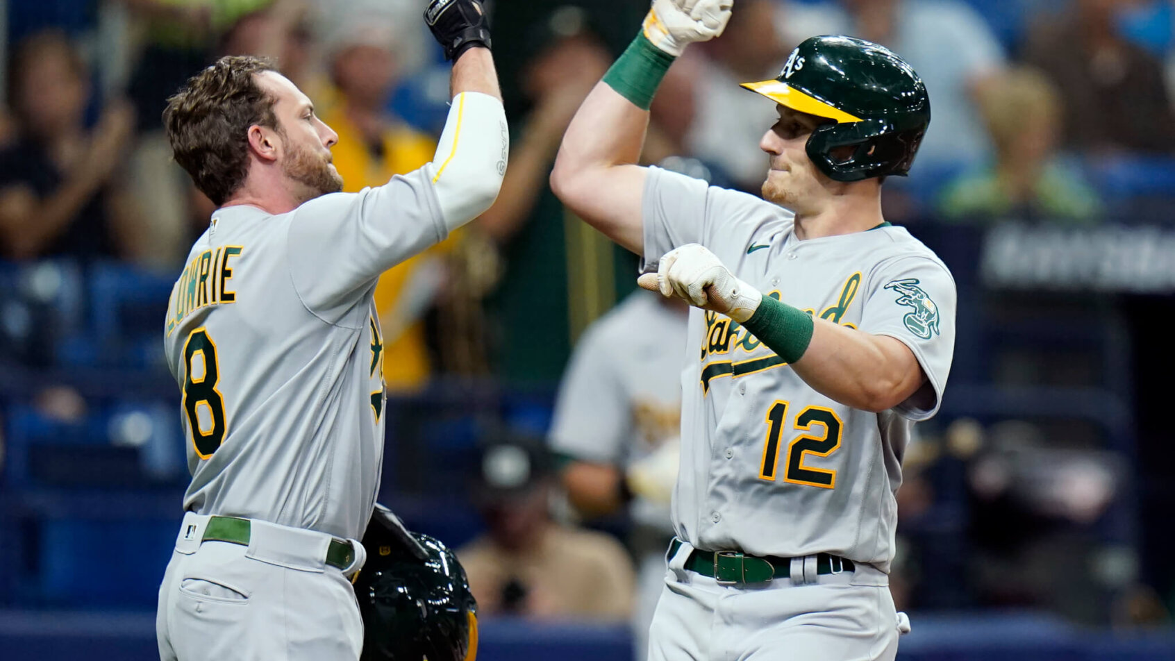 Oakland A's home run celebration