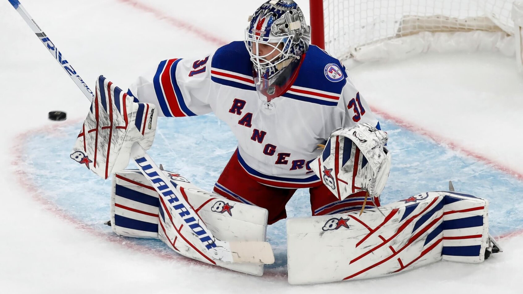 Igor Shesterkin makes save