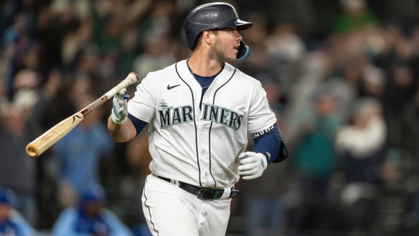 Ty France bat flip