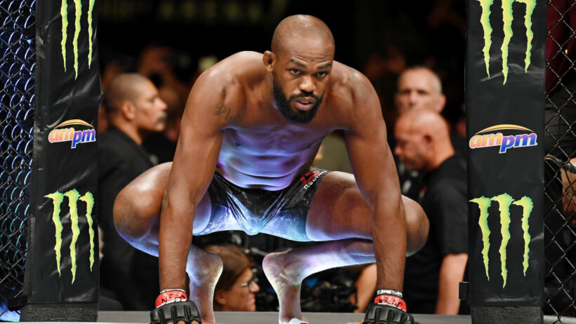 Jon Jones in the octagon